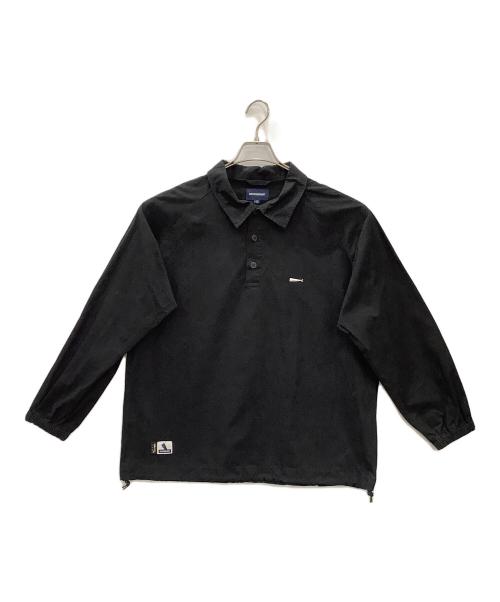 DESCENDANT（ディセンダント）DESCENDANT (ディセンダント) ハーフボタンシャツ DESCENDANT 23SS KEYS LS SHIR ブラック サイズ:2の古着・服飾アイテム