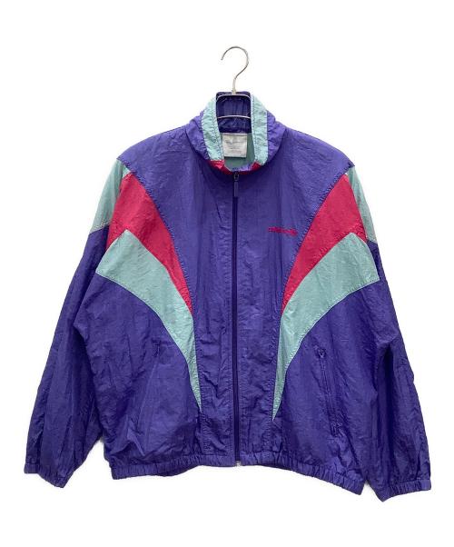 adidas（アディダス）adidas (アディダス) ナイロンジャケット ピンク×パープル サイズ:Mの古着・服飾アイテム