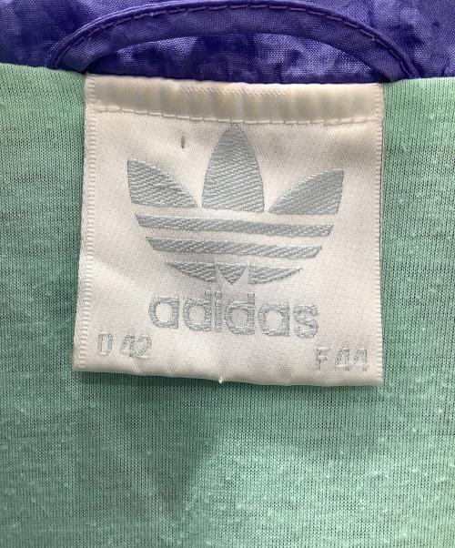 adidas（アディダス）adidas (アディダス) ナイロンジャケット ピンク×パープル サイズ:Mの古着・服飾アイテム
