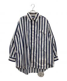 BURLAP OUTFITTER（バーラップアウトフィッター）の古着「シャツ」｜ブルー×ホワイト