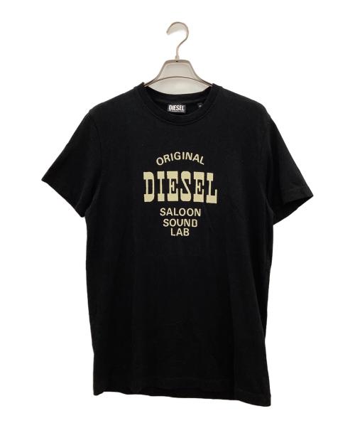DIESEL（ディーゼル）DIESEL (ディーゼル) 半袖カットソー ブラック サイズ:XLの古着・服飾アイテム