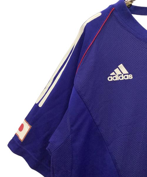 adidas（アディダス）adidas (アディダス) スポーツウェアadidasブルー2002日韓ワールドカップモデル No.9 西澤明訓 ブルー サイズ:Oの古着・服飾アイテム
