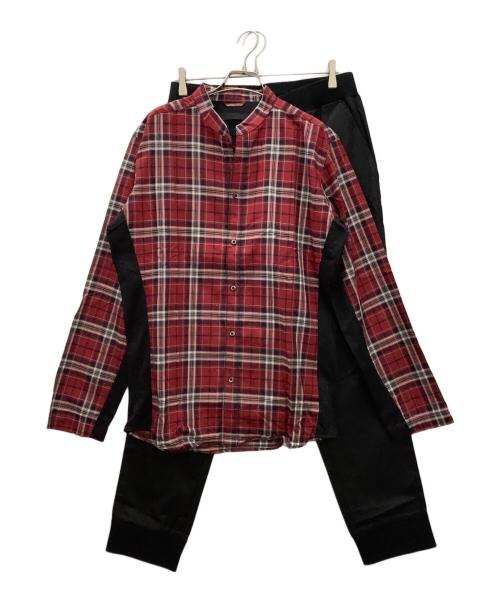 Junhashimoto（ジュンハシモト）Junhashimoto (ジュンハシモト) セットアップ レッド サイズ:5の古着・服飾アイテム