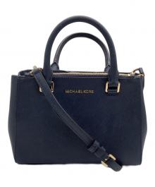MICHAEL KORS（マイケル・コース）の古着「2WAYショルダーバッグ」｜ネイビー