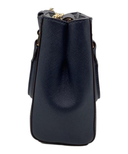 MICHAEL KORS（マイケル・コース）MICHAEL KORS (マイケルコース) 2WAYショルダーバッグ ネイビーの古着・服飾アイテム