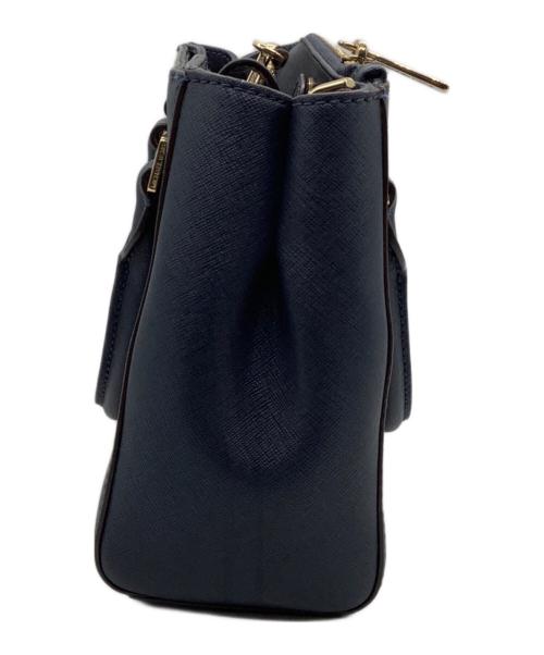 MICHAEL KORS（マイケル・コース）MICHAEL KORS (マイケルコース) 2WAYショルダーバッグ ネイビーの古着・服飾アイテム