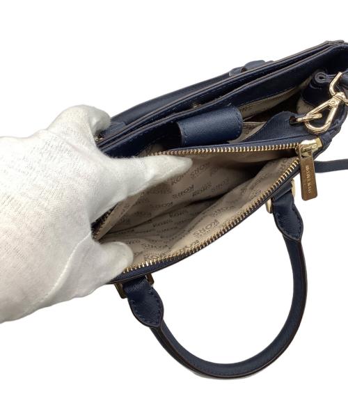 MICHAEL KORS（マイケル・コース）MICHAEL KORS (マイケルコース) 2WAYショルダーバッグ ネイビーの古着・服飾アイテム