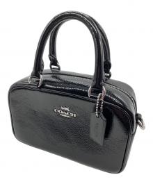 COACH（コーチ）の古着「クロスボディバッグ　COACH　サッチェル　ブラック」｜ブラック