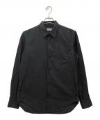 Hysteric Glamourヒステリックグラマー）の古着「TYPE LOGO レギュラーカラーシャツHysteric GlamourブラックSIZE S」｜ブラック