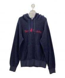 Hysteric Glamour（ヒステリックグラマー）の古着「HG LOGOTYPE 刺繍パーカー」｜ネイビー