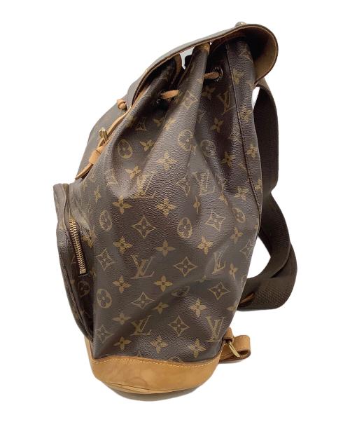 LOUIS VUITTON（ルイ ヴィトン）LOUIS VUITTON (ルイ ヴィトン) リュック LOUIS VUITTON SP0919 モノグラム モンスリ PM シミ・型崩れ有 ブラウンの古着・服飾アイテム