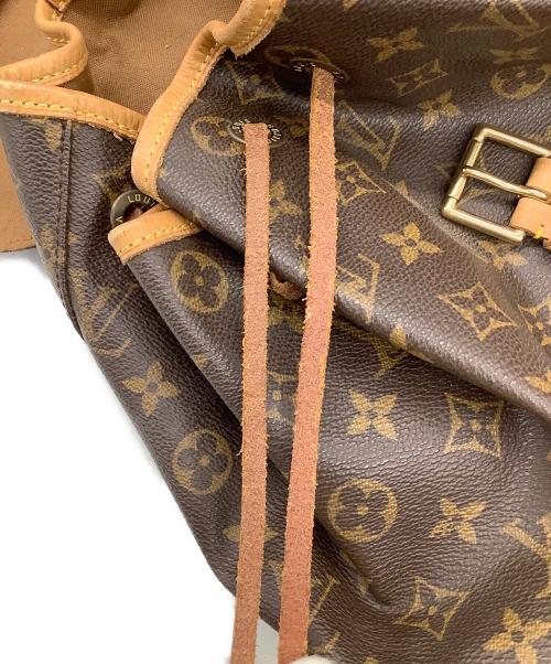 LOUIS VUITTON（ルイ ヴィトン）LOUIS VUITTON (ルイ ヴィトン) リュック LOUIS VUITTON SP0919 モノグラム モンスリ PM シミ・型崩れ有 ブラウンの古着・服飾アイテム