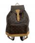 LOUIS VUITTON（ルイ ヴィトン）の古着「リュック LOUIS VUITTON SP0919 モノグラム モンスリ PM シミ・型崩れ有」｜ブラウン