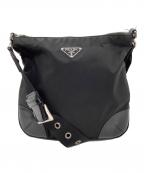PRADAプラダ）の古着「ナイロンショルダーバッグ」｜ブラック