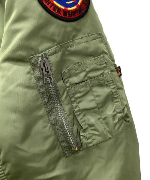 ALPHA（アルファ）ALPHA (アルファ) MA-1ジャケット セージグリーン サイズ:Mediumの古着・服飾アイテム