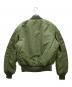 ALPHA (アルファ) MA-1ジャケット セージグリーン サイズ:Medium：14000円