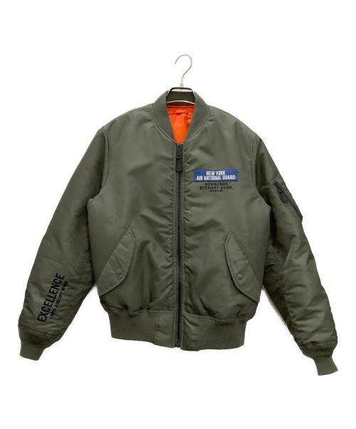 AVIREX（アヴィレックス）AVIREX (アヴィレックス) フライトジャケット セージグリーン サイズ:Mediumの古着・服飾アイテム