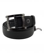 BVLGARIブルガリ）の古着「レザーベルト」｜ブラック