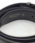 中古・古着 BVLGARI (ブルガリ) レザーベルト ブラック 未使用品：30000円