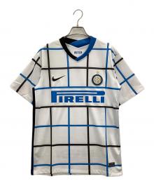 NIKE（ナイキ）の古着「ゲームシャツNIKEホワイト×ブルー インテルナツィオナーレ・ミラノ 20/21 アウェイ」｜ホワイト×ブルー