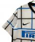 中古・古着 NIKE (ナイキ) ゲームシャツNIKEホワイト×ブルー インテルナツィオナーレ・ミラノ 20/21 アウェイ ホワイト×ブルー サイズ:SIZE M：6000円