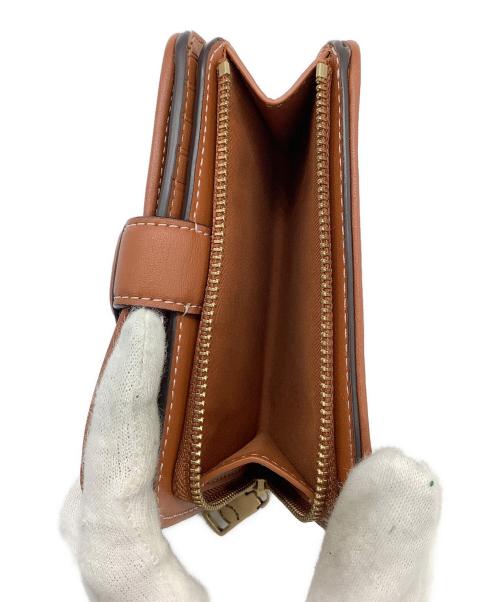COACH（コーチ）COACH (コーチ) 2つ折り財布 COACH シグネチャー ダビー ブラウン F2381 ブラウンの古着・服飾アイテム