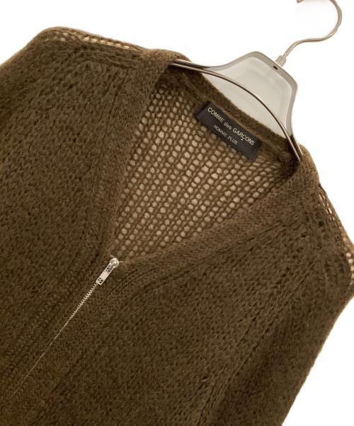COMME des GARCONS（コムデギャルソン）COMME des GARCONS (コムデギャルソン) ジップロングカーディガン ブラウン サイズ:記載なしの古着・服飾アイテム