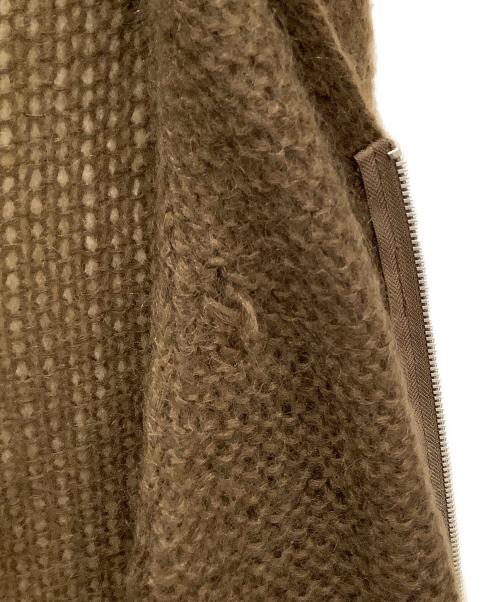 COMME des GARCONS（コムデギャルソン）COMME des GARCONS (コムデギャルソン) ジップロングカーディガン ブラウン サイズ:記載なしの古着・服飾アイテム