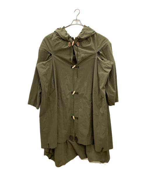 MOUNTAIN RESEARCH（マウンテンリサーチ）MOUNTAIN RESEARCH (マウンテンリサーチ) ポンチョコート カーキ サイズ:FREEの古着・服飾アイテム