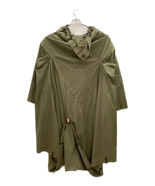 MOUNTAIN RESEARCH（マウンテンリサーチ）MOUNTAIN RESEARCH (マウンテンリサーチ) ポンチョコート カーキ サイズ:FREEの古着・服飾アイテム