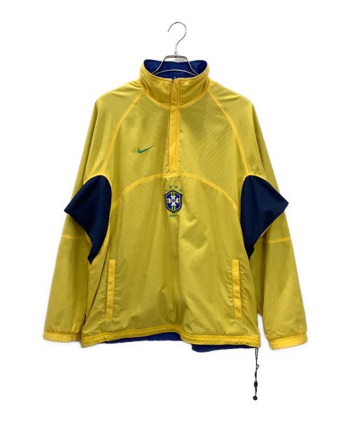 NIKE（ナイキ）NIKE (ナイキ) リバースブルスウェット イエロー×ブルー サイズ:Mの古着・服飾アイテム