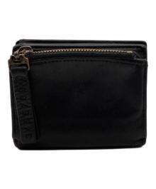 Maison Margiela（メゾンマルジェラ）の古着「コンパクトウォレットMaison Margiela S55UI0133ブラック使用感有」｜ブラック
