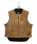 TOUGH DUCK（タフダック）の古着「ワークベスト」｜ブラウン