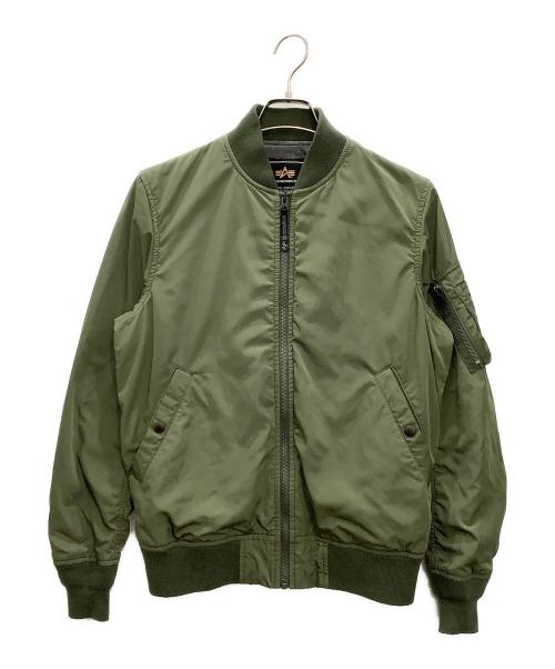 ALPHA（アルファ）ALPHA (アルファ) フライトジャケット カーキ サイズ:Mediumの古着・服飾アイテム