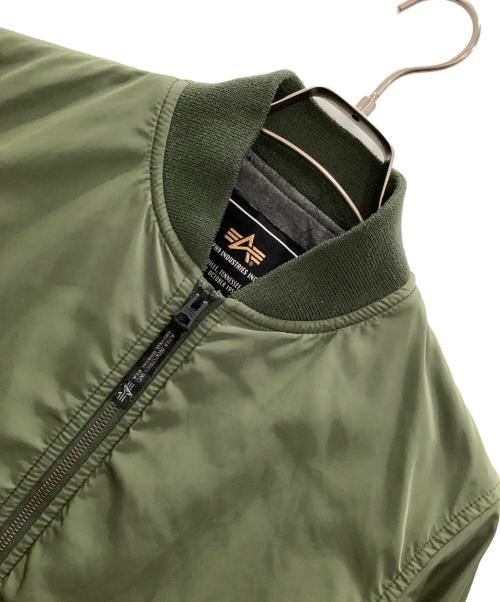 ALPHA（アルファ）ALPHA (アルファ) フライトジャケット カーキ サイズ:Mediumの古着・服飾アイテム