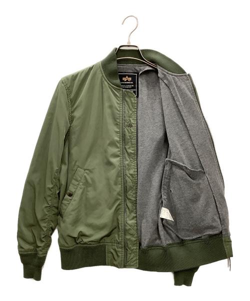 ALPHA（アルファ）ALPHA (アルファ) フライトジャケット カーキ サイズ:Mediumの古着・服飾アイテム