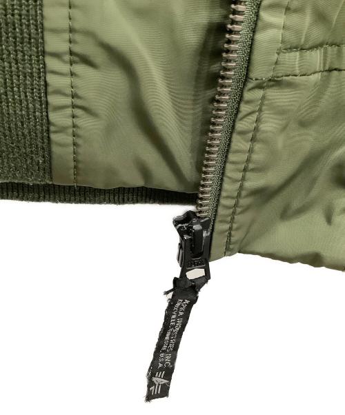 ALPHA（アルファ）ALPHA (アルファ) フライトジャケット カーキ サイズ:Mediumの古着・服飾アイテム