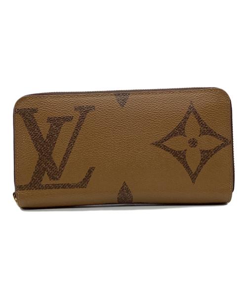 LOUIS VUITTON（ルイ ヴィトン）LOUIS VUITTON (ルイ ヴィトン) 長財布LOUIS VUITTON M69353モノグラム・ジャイアント リバース 	ジッピー ウォレット布袋・箱付 ブラウンの古着・服飾アイテム