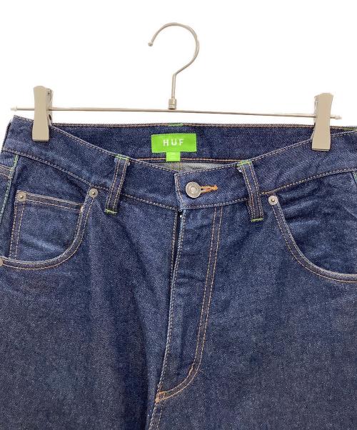 HUF（ハフ）HUF (ハフ) デニムパンツHUFインディゴSIZE 71cm (W28) インディゴ サイズ:SIZE 71cm (W28)の古着・服飾アイテム