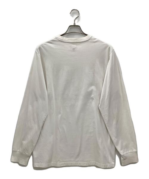 SUPREME（シュプリーム）SUPREME (シュプリーム) Needlepoint Patch L/S Supremeホワイト ホワイト サイズ:Mの古着・服飾アイテム