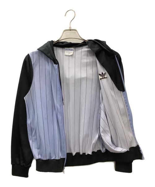 adidas（アディダス）adidas (アディダス) フーディトラックジャケット ブルー サイズ:Sの古着・服飾アイテム