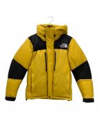 THE NORTH FACEザ ノース フェイス）の古着「バルトロライトジャケットTHE NORTH FACEイエロー袖毛羽立ち」｜イエロー