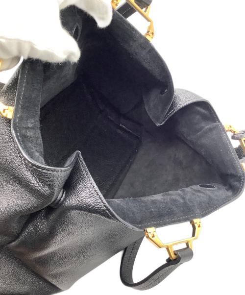MIU MIU（ミュウミュウ）MIU MIU (ミュウミュウ) トートバッグ ブラックの古着・服飾アイテム