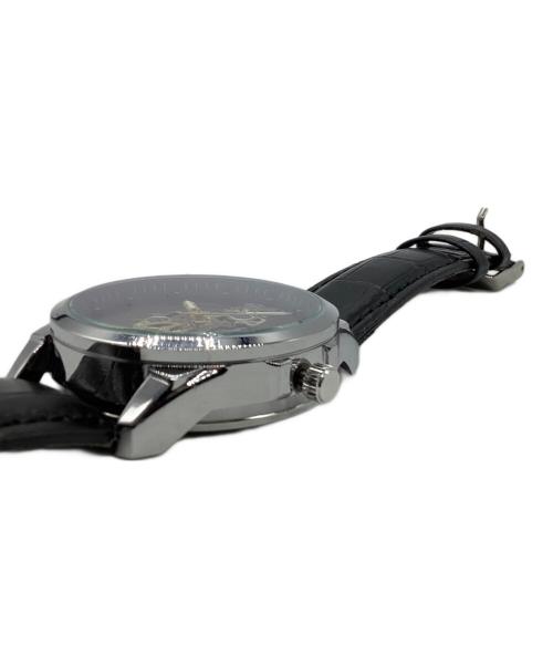 不明（不明）不明 (フメイ) 腕時計ゴールドスケルトンムーブメント動作確認済みベタツキ有の古着・服飾アイテム