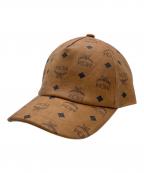 MCMエムシーエム）の古着「キャップ　MCM　MECBAMM01C0001　総柄」｜ブラウン