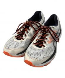 asics（アシックス）の古着「asicsランニングシューズオレンジ」｜オレンジ