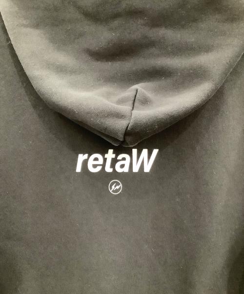 FRAGMENT DESIGN（フラグメントデザイン）FRAGMENT DESIGN (フラグメントデザイン) retaW (リトゥ) プルオーバーパーカーFragment Design retaW ブラック SIZE L ブラック サイズ:SIZE Lの古着・服飾アイテム