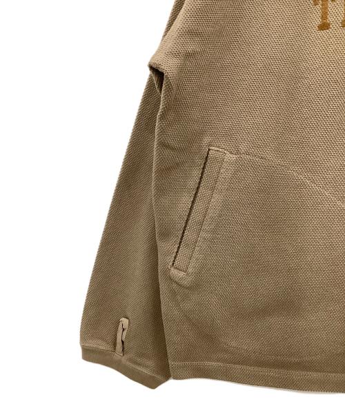 TENDERLOIN（テンダーロイン）TENDERLOIN (テンダーロイン) MOSS STITCH SWEAT TENDERLOIN鹿の子 ブラウン サイズ:SIZE Lの古着・服飾アイテム