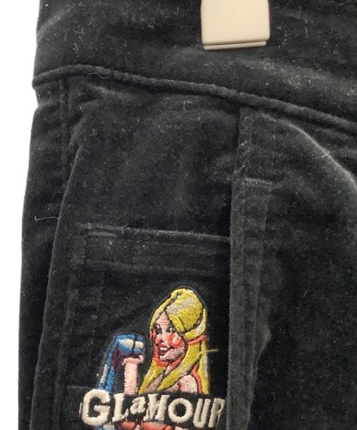 Hysteric Glamour（ヒステリックグラマー）Hysteric Glamour (ヒステリックグラマー) ベロアパンツHysteric Glamourブラック ブラック サイズ:SIZE Sの古着・服飾アイテム