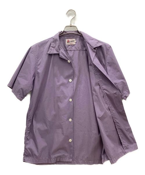 Hysteric Glamour（ヒステリックグラマー）Hysteric Glamour (ヒステリックグラマー) ワークシャツ　Hysteric Glamour　パープル　SIZE M　 パープル サイズ:SIZE Mの古着・服飾アイテム
